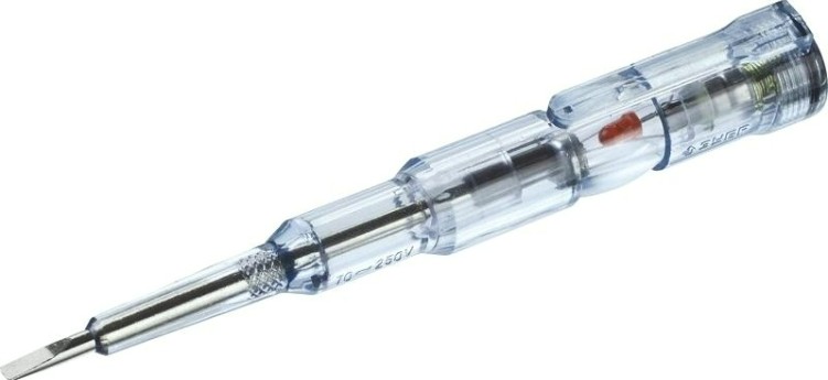 Отвертка индикаторная ЗУБР 45235 70 - 250 V Отвертка индикаторная ЗУБР 45235 70 - 250 V