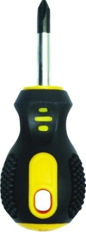 Отвертка крестовая Biber Крафтер 86024 CrV сталь ph 2х38мм (бочка) [тов-141916]