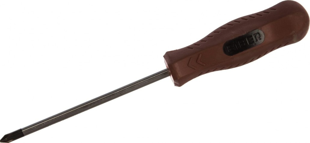 Отвертка крестовая Biber Мастер 85512 CrV сталь ph 1-100мм [тов-079387]