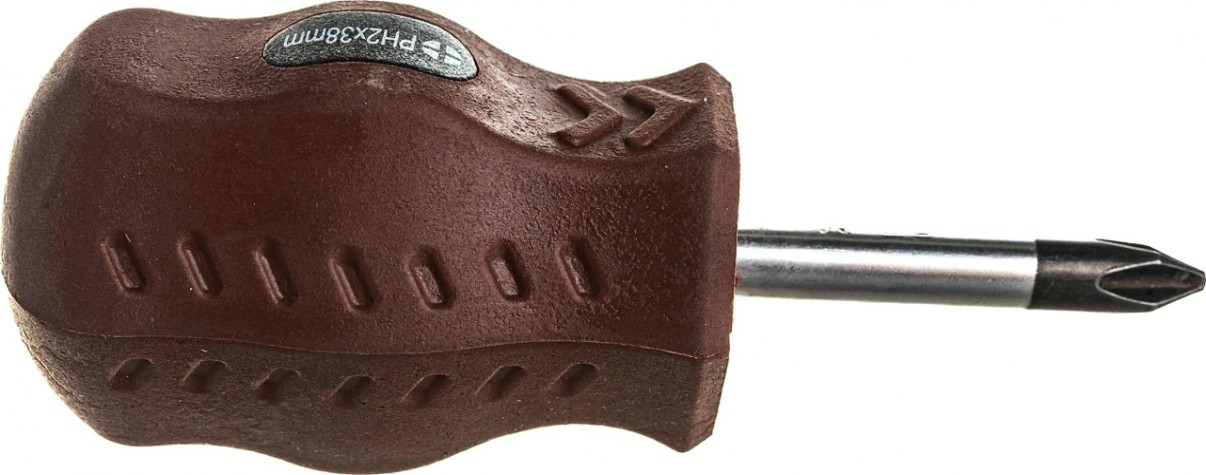 Отвертка крестовая Biber Мастер 85518 CrV сталь ph 1-38мм (бочка) [тов-079393]