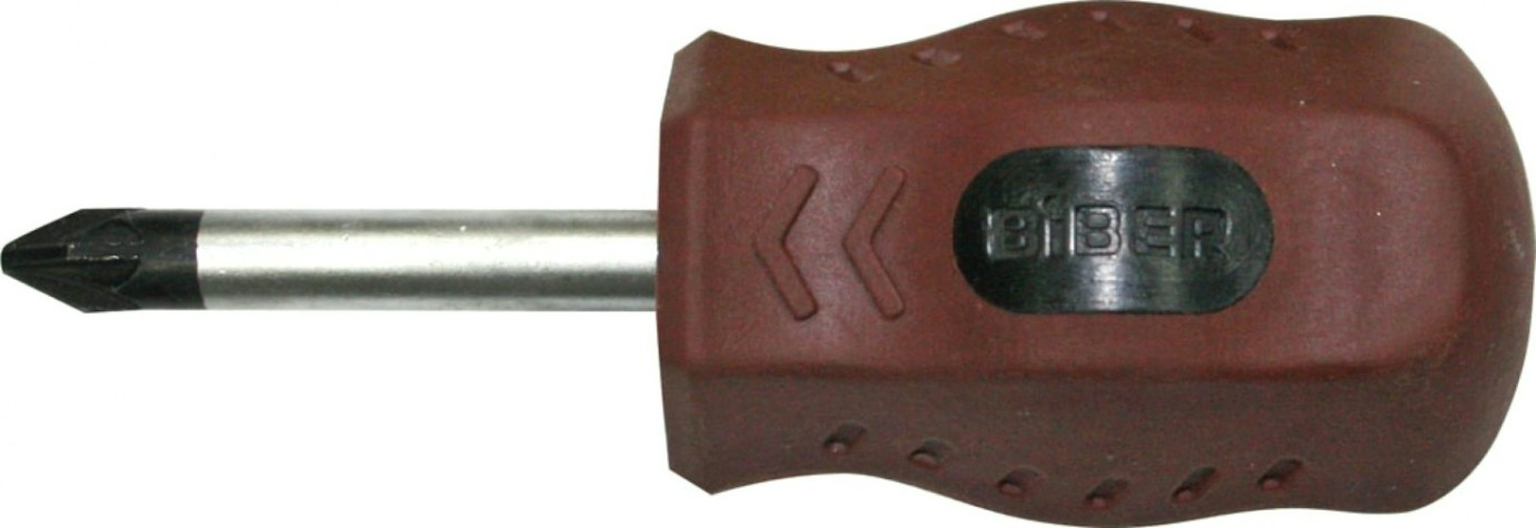 Отвертка крестовая Biber Мастер 85528 CrV сталь pz 2-38мм (бочка) [тов-079459]
