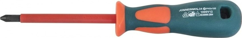 Отвертка крестовая диэлектрическая JONNESWAY DV13P3150 1000 V, PH3 х 150 мм [047469]
