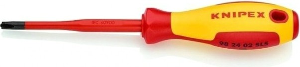 Отвертка крестовая диэлектрическая KNIPEX KN-982401SLS 1000 V, PlusMinus PH1
