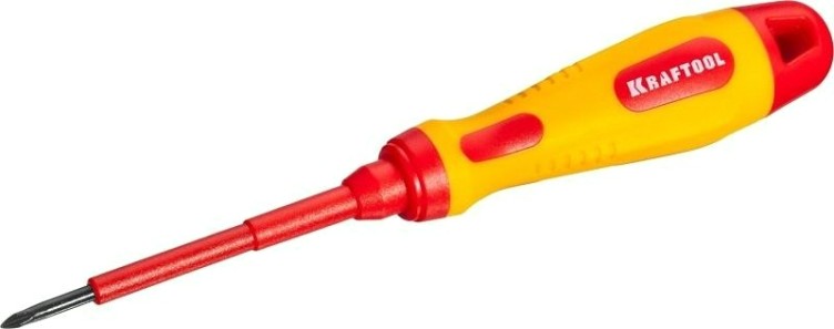 Отвертка крестовая диэлектрическая KRAFTOOL X-Drive ELECTRO VDE 1000 V PH 0 х 60 мм 250084-0-060 [250084-0-060]