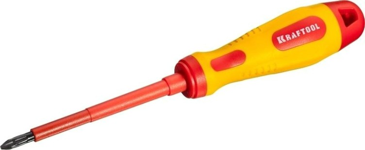 Отвертка крестовая диэлектрическая KRAFTOOL X-Drive ELECTRO VDE 1000 V PH 2 х 100 мм 250084-2-100 [250084-2-100]