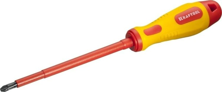 Отвертка крестовая диэлектрическая KRAFTOOL X-Drive ELECTRO VDE 1000 V PH 3 х 150 мм 250084-3-150 [250084-3-150]