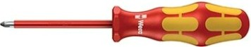 Отвертка крестовая диэлектрическая WERA Kraftform Plus 100 VDE 1000 V 162i PH PH2 х 200 мм WE-006159 [WE-006159]