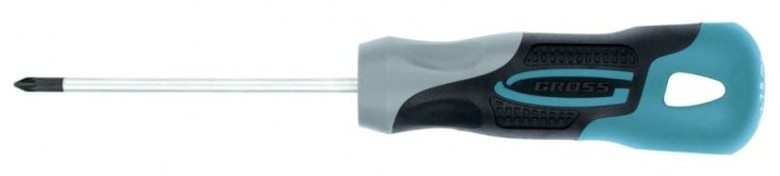 Отвертка крестовая GROSS 12155 PZ0x75 мм Отвертка крестовая GROSS 12155 PZ0x75 мм
