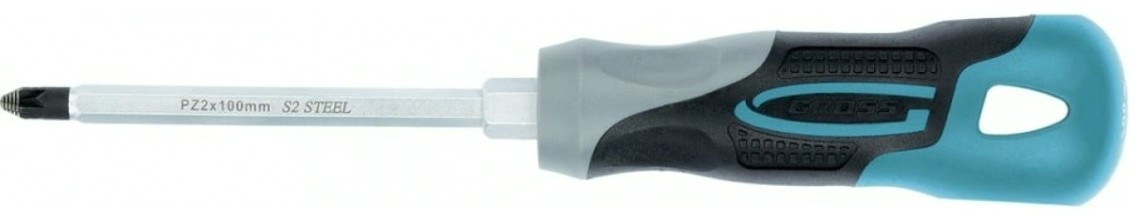 Отвертка крестовая GROSS 12159 PZ2x100 мм Отвертка крестовая GROSS 12159 PZ2x100 мм
