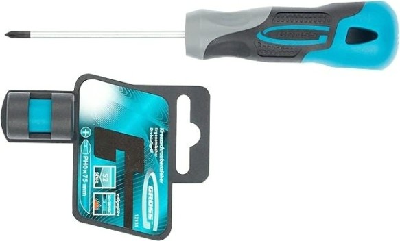 Отвертка крестовая GROSS PH 0 х 75 мм 12131 [12131]