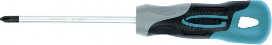 Отвертка крестовая GROSS PH 1 х 100 мм 12140 [12140]