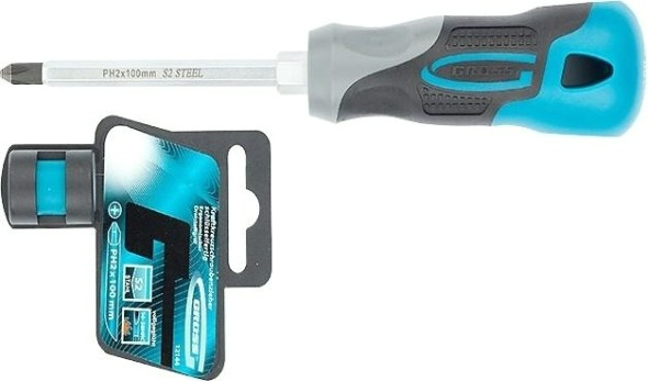 Отвертка крестовая GROSS PH 2 х 100 мм 12144 [12144]