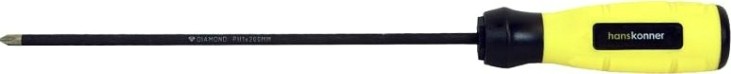 Отвертка крестовая HANSKONNER HK1040-16-PH1-200 алмазн. наконечник Отвертка крестовая HANSKONNER HK1040-16-PH1-200 алмазн. наконечник