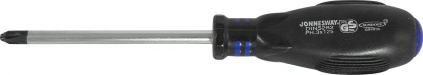 Отвертка крестовая JONNESWAY D03P180 HERCULES, PH1 х 80 мм [047055]