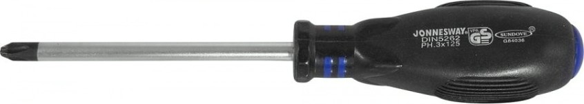 Отвертка крестовая JONNESWAY D03P3125 HERCULES, PH3 х 125 мм [047058]