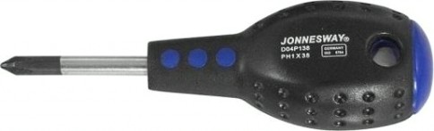 Отвертка крестовая JONNESWAY D04P060 FULL STAR, PH0 х 60 мм [047905]