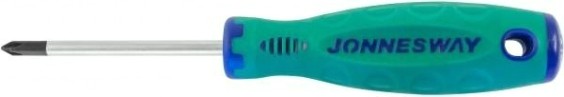 Отвертка крестовая JONNESWAY D71P175 ANTI-SLIP GRIP, PH1 х 75 мм [049950]