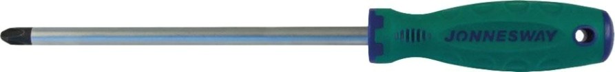 Отвертка крестовая JONNESWAY D71P180 ANTI-SLIP GRIP, PH1 x 80 мм [046101]