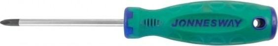 Отвертка крестовая JONNESWAY D71P2100 ANTI-SLIP GRIP, PH2 х 100 мм [049951]
