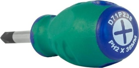 Отвертка крестовая JONNESWAY D71P238 ANTI-SLIP GRIP, PH2 х 38 мм [049952]