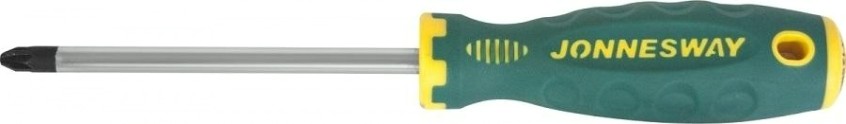 Отвертка крестовая JONNESWAY D71Z180 POZIDRIV® ANTI-SLIP GRIP, PZ1 x 80 мм [049211]