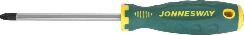 Отвертка крестовая JONNESWAY D71Z2100 POZIDRIV® ANTI-SLIP GRIP, PZ2 x 100 мм [049226]