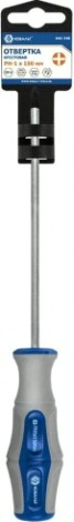 Отвертка крестовая Кобальт 646-348 ultra grip ph-1х150 мм cr-v, двухкомпонентная руко Отвертка крестовая Кобальт 646-348 ultra grip ph-1х150 мм cr-v, двухкомпонентная руко