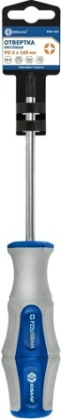 Отвертка крестовая Кобальт 646-416 ultra grip pz-2х100 мм cr-v, двухкомпонентная руко Отвертка крестовая Кобальт 646-416 ultra grip pz-2х100 мм cr-v, двухкомпонентная руко