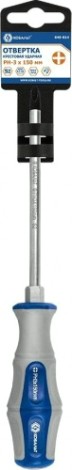 Отвертка крестовая Кобальт 646-614 ударная ultra grip ph-3x150 мм s2, двухкомпонентна