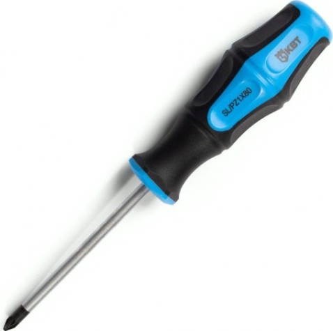 Отвертка крестовая КВТ МАСТЕР PZ-FL pz/fl1x80 [79782]