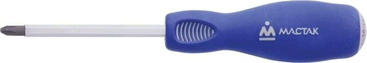 Отвертка крестовая МАСТАК 041-01752H PH1 x 75 мм силовая Отвертка крестовая МАСТАК 041-01752H PH1 x 75 мм силовая