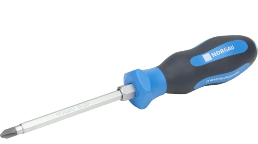 Отвертка крестовая Norgau PH2x100 phillips с ударным наконечником [062105220]