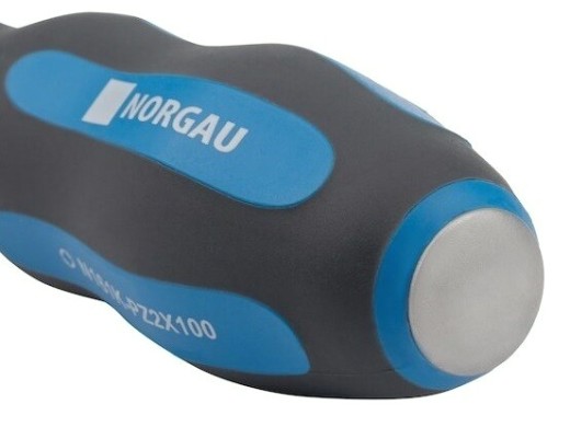 Отвертка крестовая Norgau PH2x100 phillips с ударным наконечником [062105220]
