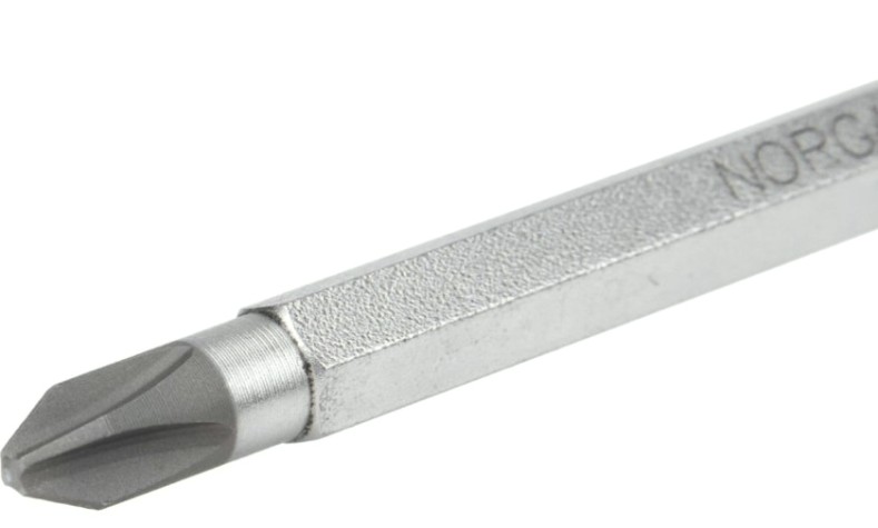Отвертка крестовая Norgau PZ1x75 с ударным наконечником [062152210]