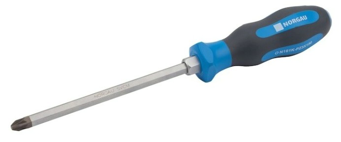 Отвертка крестовая Norgau PZ3x150 с ударным наконечником [062152230]