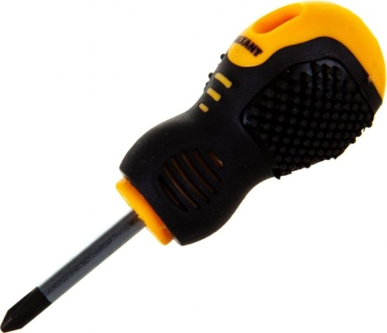 Отвертка крестовая REXANT PH 1х40 мм Cr-V двухкомпонентная рукоятка [12-6412]