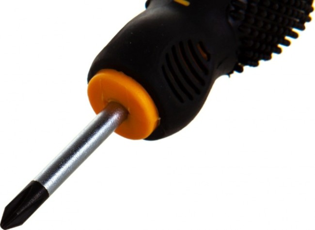 Отвертка крестовая REXANT PH 1х40 мм Cr-V двухкомпонентная рукоятка [12-6412]