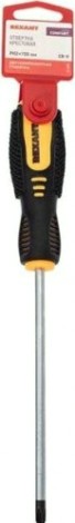 Отвертка крестовая REXANT PH 2х150 мм Cr-V двухкомпонентная рукоятка [12-6408]