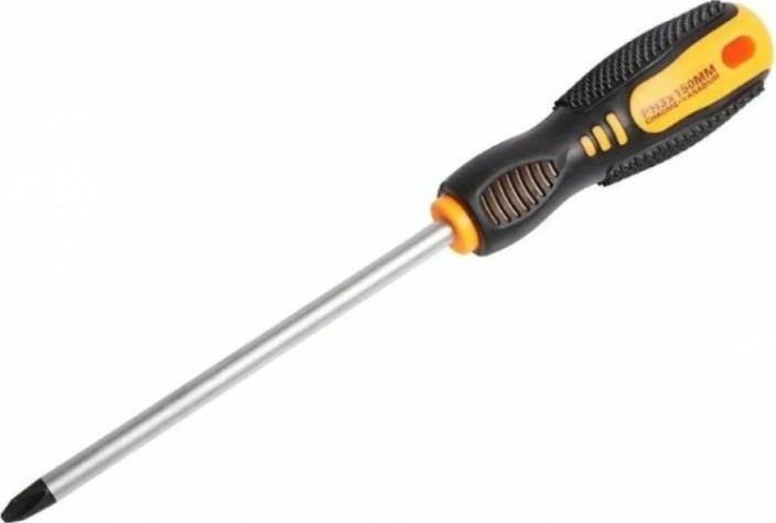 Отвертка крестовая REXANT PH 3х150 мм Cr-V двухкомпонентная рукоятка [12-4729]