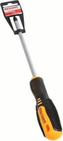 Отвертка крестовая REXANT PH 3х150 мм Cr-V двухкомпонентная рукоятка [12-4729]
