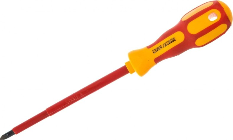 Отвертка крестовая REXANT PH2х150 мм диэлектрическая до 1000В [12-4718]