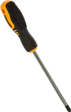 Отвертка крестовая REXANT PZ 3х150 мм Cr-V двухкомпонентная рукоятка [12-6416]