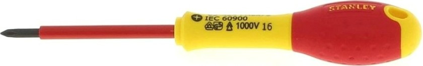 Отвертка крестовая STANLEY VDE FATMAX 0-65-414 PH0 х 75 мм [0-65-414]