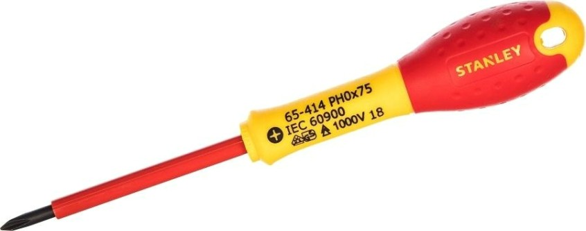 Отвертка крестовая STANLEY VDE FATMAX 0-65-414 PH0 х 75 мм [0-65-414]