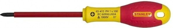 Отвертка крестовая STANLEY VDE FATMAX 0-65-415 PH1 х 100 мм [0-65-415]