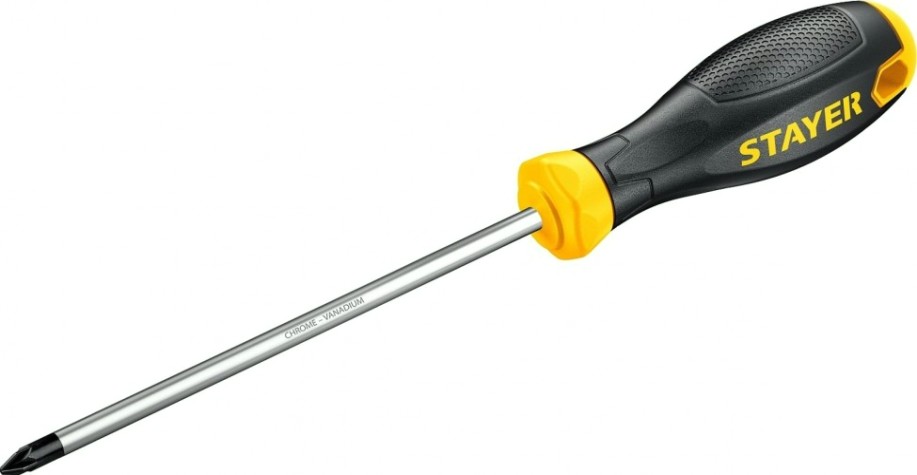 Отвертка крестовая STAYER Hercules PZ1x100 мм 2511-1-10 [2511-1-10]