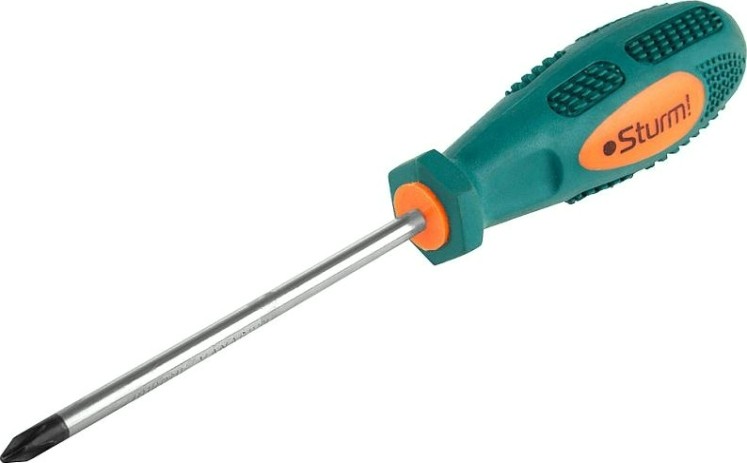 Отвертка крестовая Sturm 1040-01-PH1-100 ph1x100мм, магнит. наконечник
