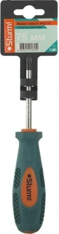 Отвертка крестовая Sturm 1040-01-PH2-75 ph2x75мм, магнит. наконечник