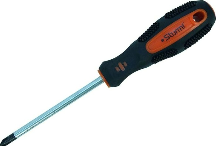 Отвертка крестовая Sturm 1040-03-PH2-100 ph2x100мм, магнит. наконечник