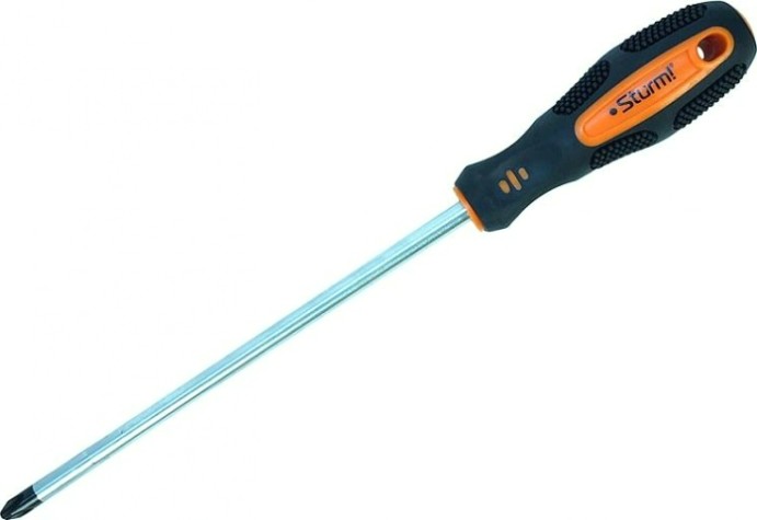 Отвертка крестовая Sturm 1040-03-PH3-200 ph3x200мм, магнит. наконечник Отвертка крестовая Sturm 1040-03-PH3-200 ph3x200мм, магнит. наконечник